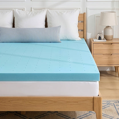 1.5-Inch Mattress Topper with Memory Foam, Bed Mattress Pad for Bedroom detail image - detail view 12
