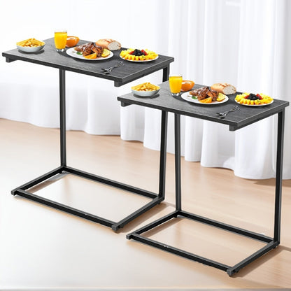 1-Pack Foldable TV Tray Table with Adjustable Height for Closet detail image - detail view 4