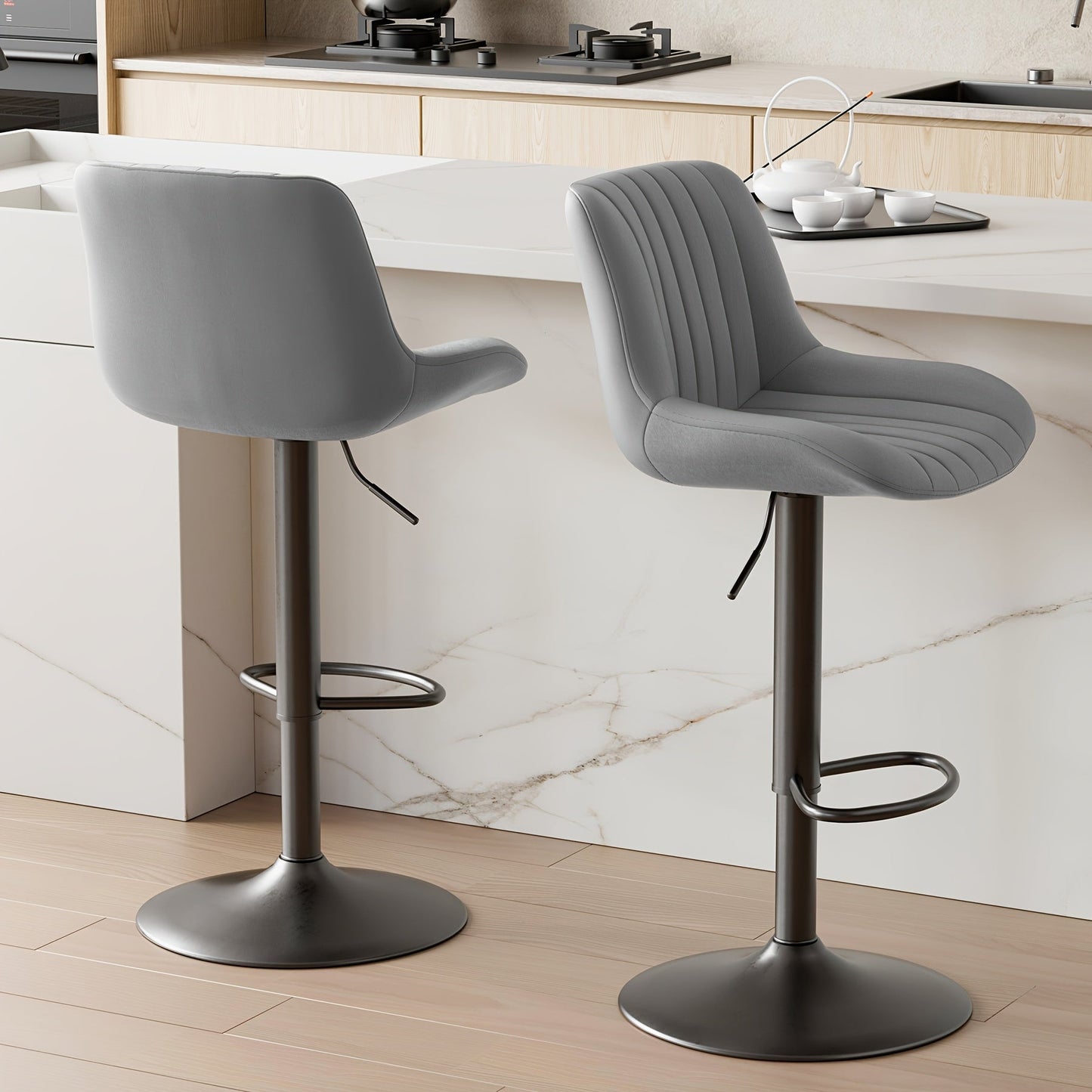 Bar Stool shown in the Dark Gray, Set Of 2 option
