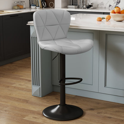 Bar Stool shown in the Light Grey, Set Of 1 option