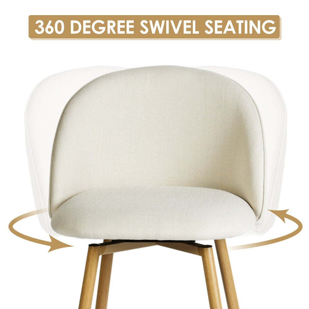 1-Piece Set Upholstered Counter Stool with Footrest and Padded Seat for Kitchen detail image - detail view 16