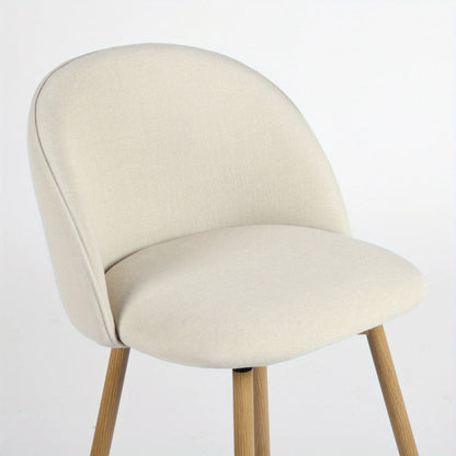 1-Piece Set Upholstered Counter Stool with Footrest and Padded Seat for Kitchen detail image - detail view 18