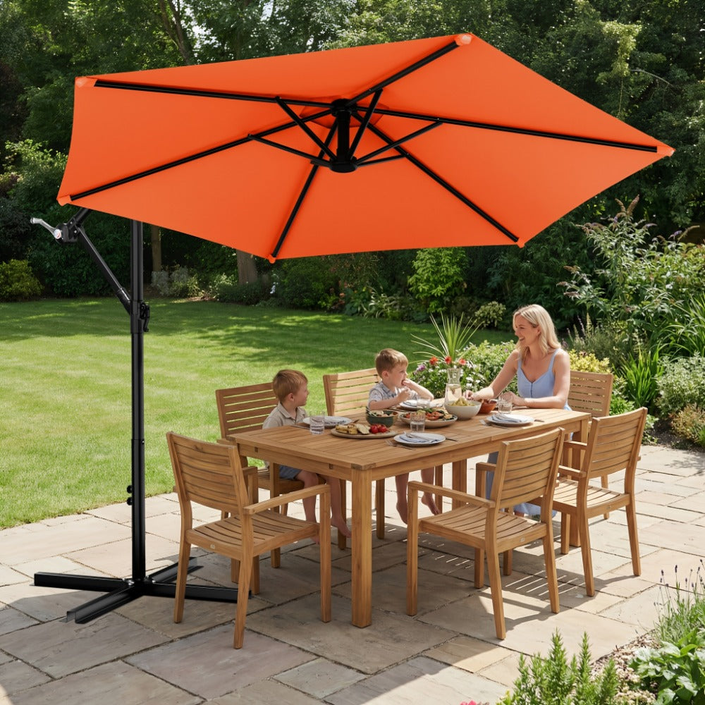 10-Foot Cantilever Patio Umbrella with Multiple Color Options detail image - detail view 13