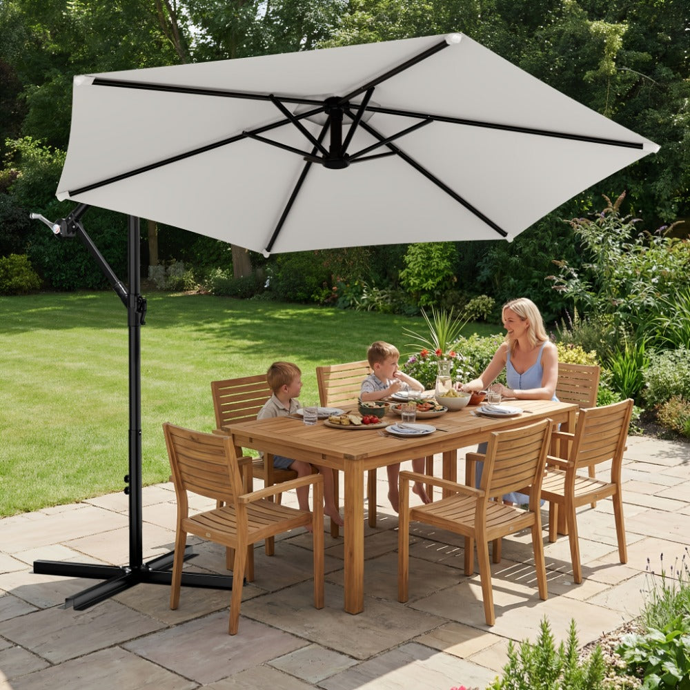 10-Foot Cantilever Patio Umbrella with Multiple Color Options detail image - detail view 15