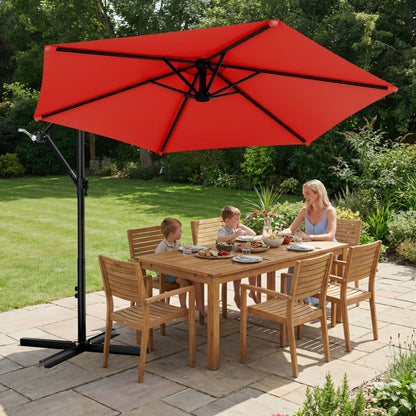 10-Foot Cantilever Patio Umbrella with Multiple Color Options detail image - detail view 17