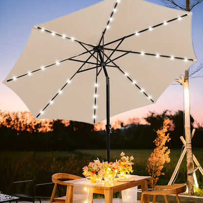 Patio Umbrella shown in the Beige Patio Umbrella option
