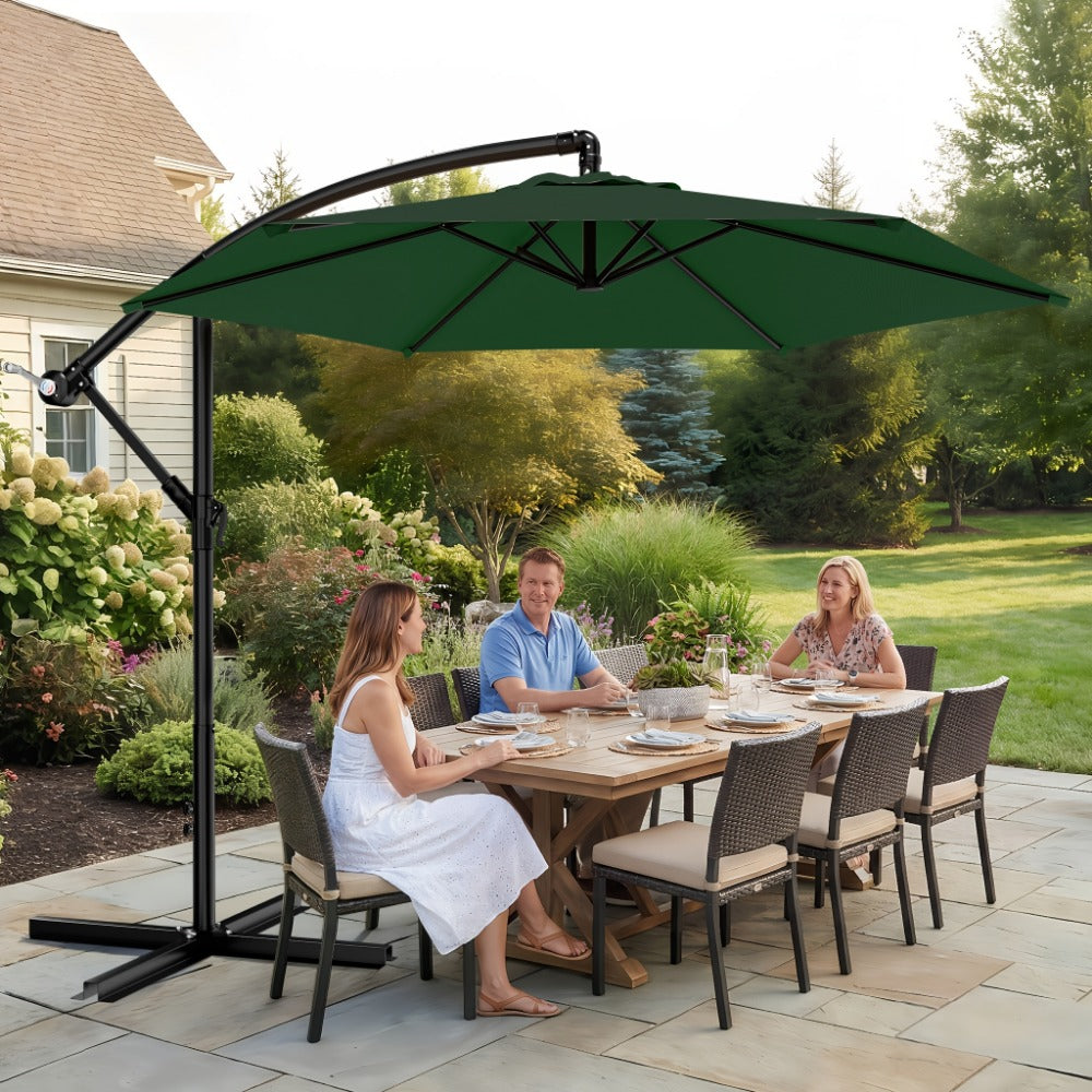 10-Foot Patio Umbrella with UV Protection and Multiple Color Options detail image - detail view 12