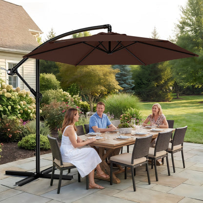 10-Foot Patio Umbrella with UV Protection and Multiple Color Options detail image - detail view 6