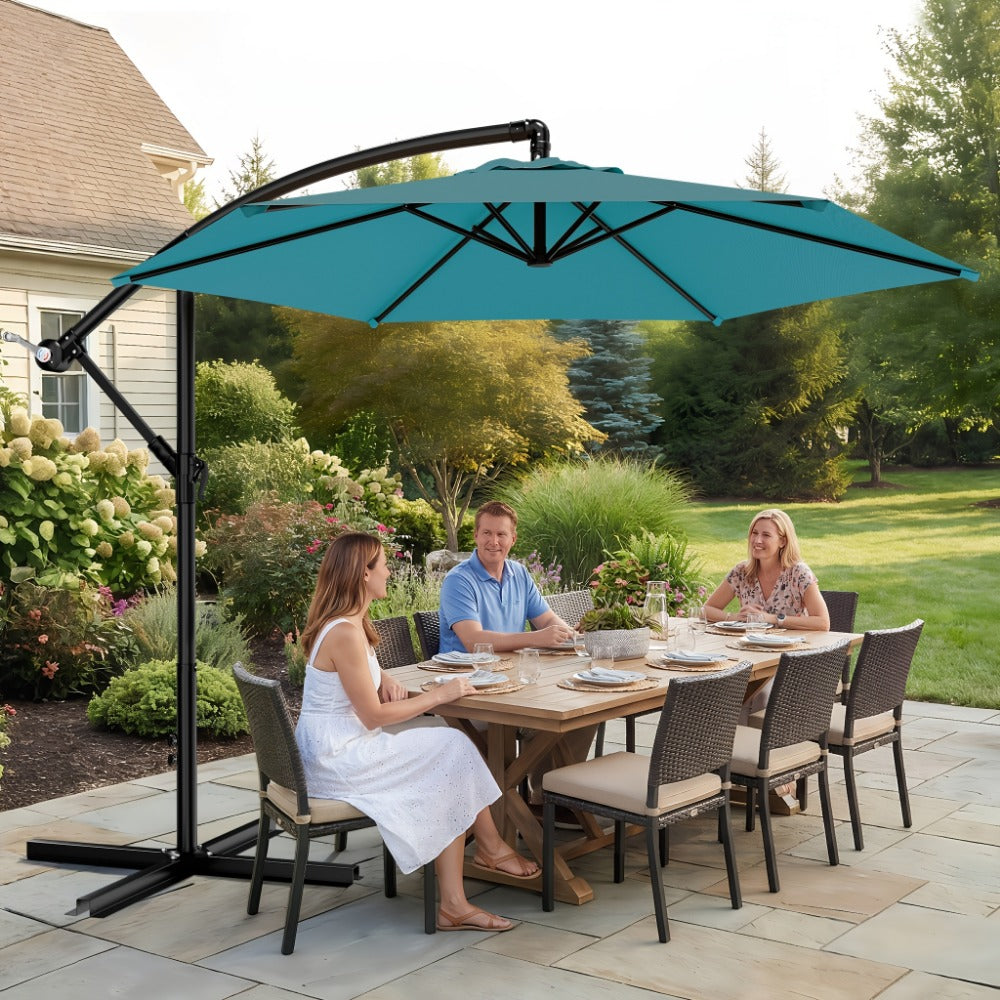 10-Foot Patio Umbrella with UV Protection and Multiple Color Options detail image - detail view 8