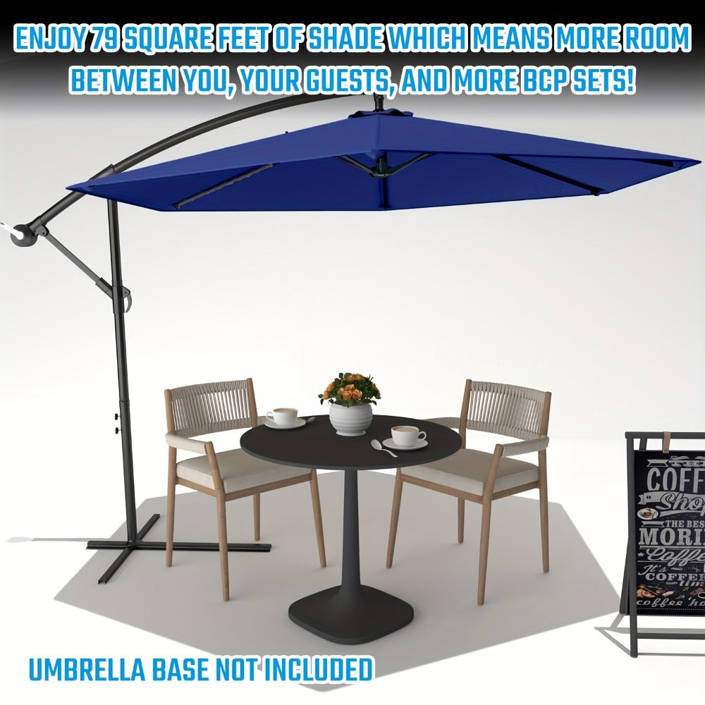 10-Foot Patio Umbrella with UV Protection and Tilt Adjustment detail image - detail view 16