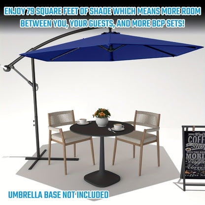 10-Foot Patio Umbrella with UV Protection and Tilt Adjustment detail image - detail view 16