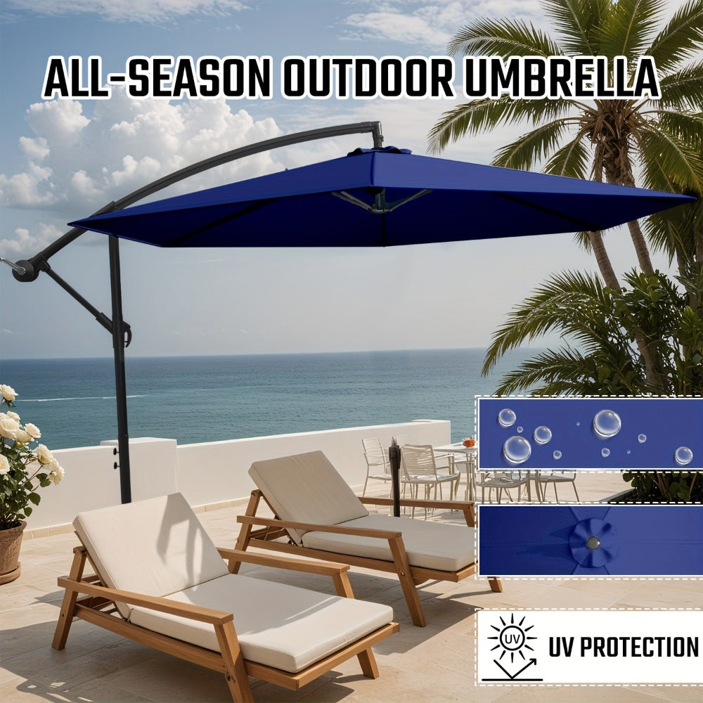 10-Foot Patio Umbrella with UV Protection and Tilt Adjustment detail image - detail view 19