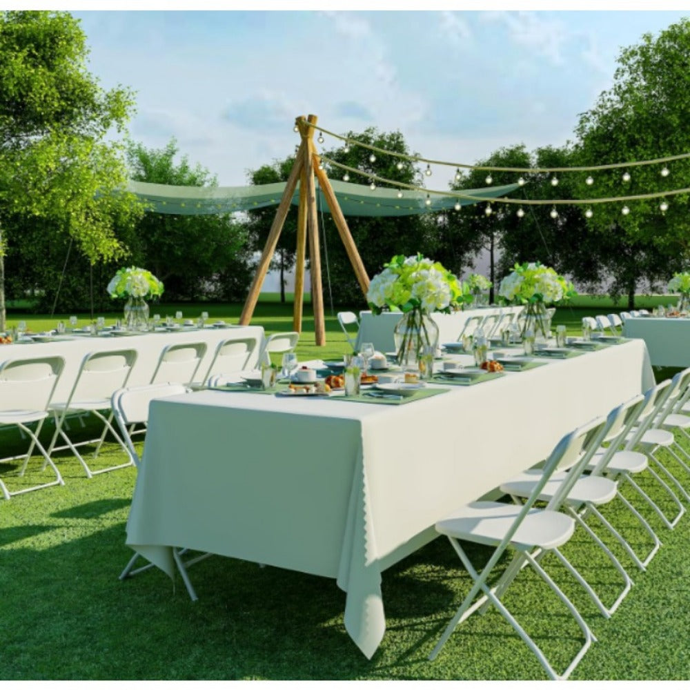 10-Piece Set Folding Chair with Weather-Resistant Finish and Stackable Design detail image - detail view 13