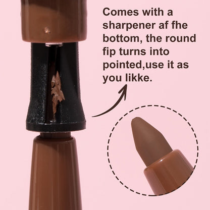 Three-Piece Matte Gel Eyeliner Pencil Set in Deep Brown, Medium Brown and Black for Eye Makeup