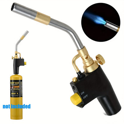 Trigger-Start Propane and MAPP Gas Torch Head with Flame Control, Lock Button and One-Piece Option