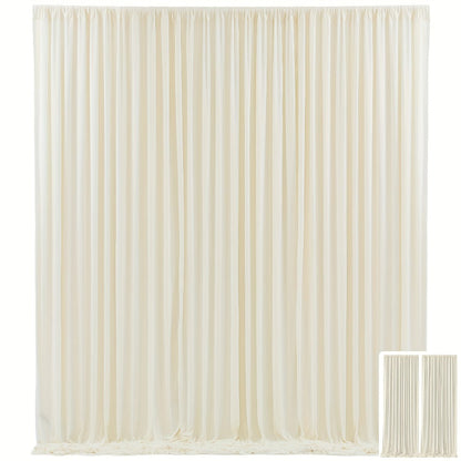 Party Backdrop Curtains 2pcs 59x118 Inch with Poles Wrinkle-Resistant Non-Transparent Fabric for an Everyday Personal Care Routine
