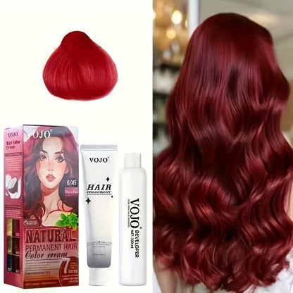 Permanent Hair Dye Kit 12 Vibrant Colors with Developer & Applicator Tools Bleach Blonde Ash for Bath Time, Home Spa and Personal Care