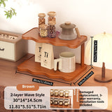 Brown - Wave Style | 2 Layers 30