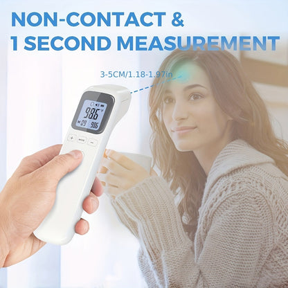 Blood Pressure Monitor Wrist & Forehead Thermometer 2-in-1 Set, Rechargeable with 2x99 Memory, Large LCD