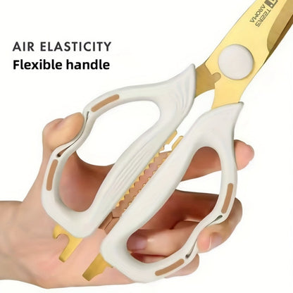 Kitchen Scissors Multipurpose, Sharp Stainless Steel Shears for Meat Poultry Vegetables Herbs Fish