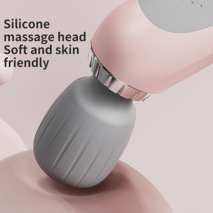 Portable Handheld Massage Stick, USB Rechargeable Wand Massager with 5 Adjustable Speed Levels, Relieves Neck