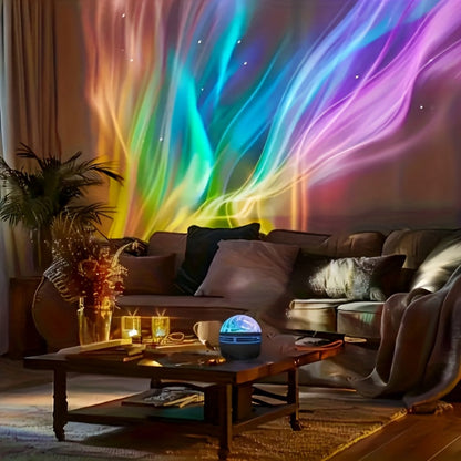 Galaxy Projector Night Light Aurora Projection Magic Ball Remote Control Multicolor Nebula for Entryways, Bedrooms and Living Spaces