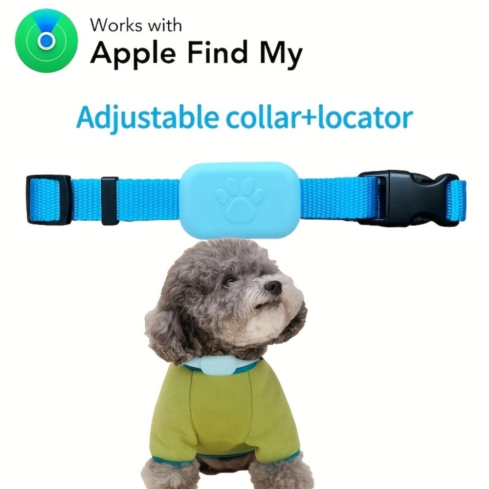 Pet GPS Tracking Collar Dual-System Smart Positioning, Anti-Lost Adjustable Collar Tracker for Cats Dogs & Puppies