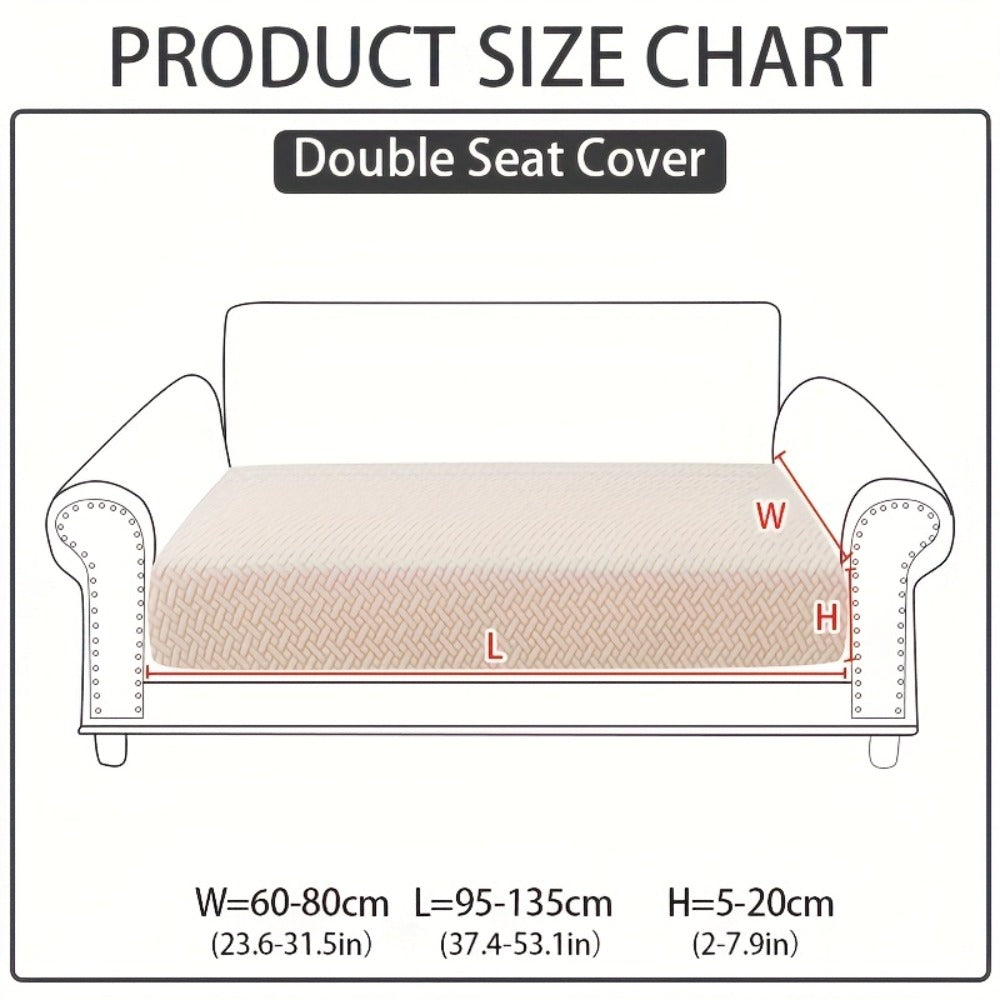 Sofa Cover Sectional Panel Options for Single to 4 Seats, Chaise, Armrest Pair or Backrest in Five Colors