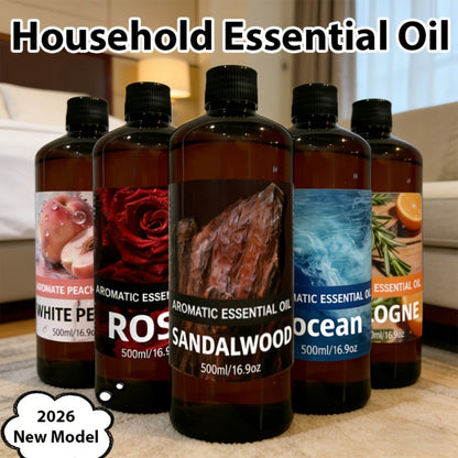 Premium Aromatic Oil Rose White Peach Ocean Sandalwood Woody Cologne Fragrance for Diffuser for Entryways, Bedrooms and Living Spaces
