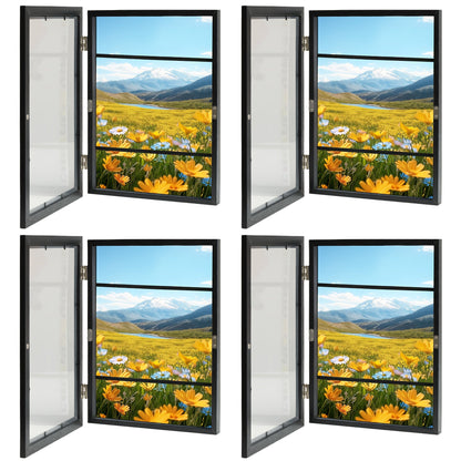 Kids Art Frames Front Opening Changeable Artwork Display Frames for Children Drawings Crafts Photos Wall Gallery – Set of 2 or 4