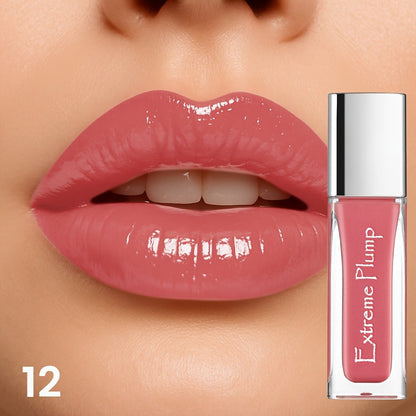 Lip Gloss for Women, Water Gloss Non-Sticky Formula, Sheer Nude Pink Shimmer Tint, Sweatproof Smooth Comfortable Wear