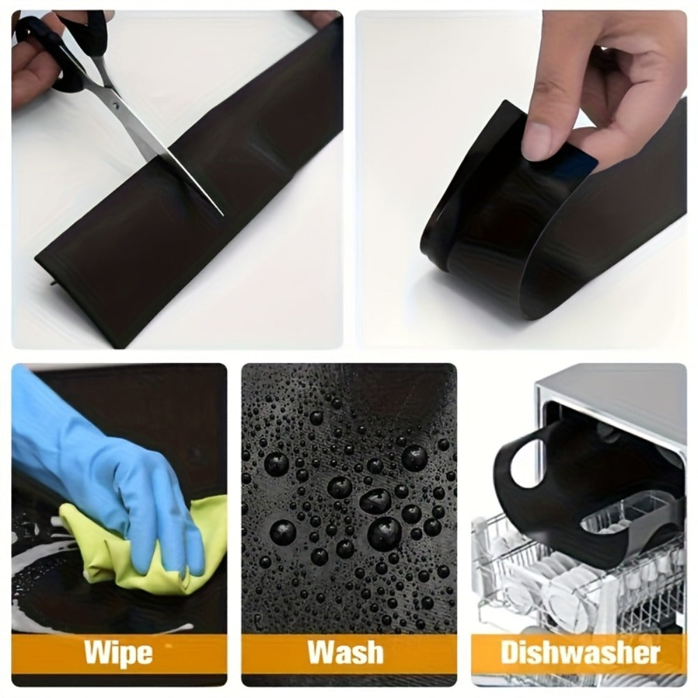 Gas Stove Burner Cover Mat Non-Stick Reusable Stove Top Protector for LG 30-Inch Gas Stove, Oil-Resistant High-Temp Safe