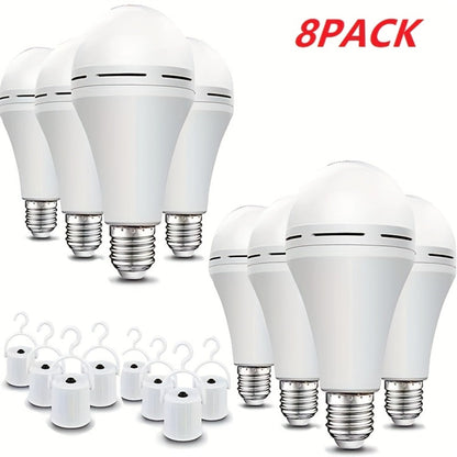 Emergency Light Bulb for Power Outages, Self-Charging Battery Backup LED Bulb 1200mAh 60 Watt Equivalent