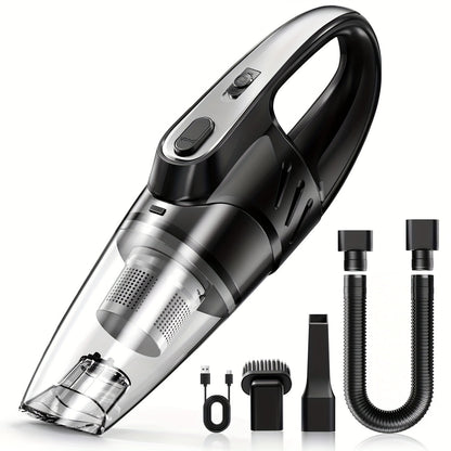 Model 807 Cordless Car Vacuum Cleaner with 6000Pa Pictured Rating, Five Accessories and Six Color Configurations