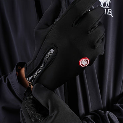 Full-Finger Winter Gloves with Single- or Three-Pair Pink, Blue and Black Options across S to XL Sizes
