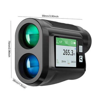 Laser Rangefinder 1000 Yard with Slope Compensation & Vibration Lock – USB Rechargeable Golf Rangefinder with Side Display Voice Broadcast 9
