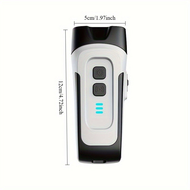 Ultrasonic Dog Bark Control Device with LED Flashlight – Adjustable Anti-Barking Trainer, Portable Indoor Outdoor Dog Behavior Corrector