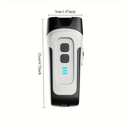 Ultrasonic Dog Bark Control Device with LED Flashlight – Adjustable Anti-Barking Trainer, Portable Indoor Outdoor Dog Behavior Corrector