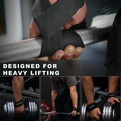 Barbell Squat Pad Set with Wrist Straps & Ankle Straps – Thick Anti-Slip Foam Bar Pad for Hip Thrusts, Squats & Lunges