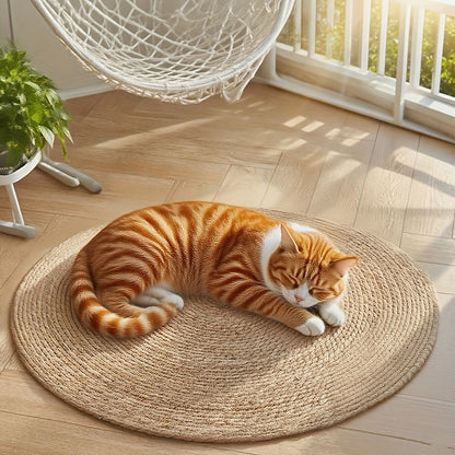 Sisal Sofa Protector Cat Scratch Mat – Universal Anti-Scratch Claw Cover for Cats & Dogs, Furniture Protector Pad for Sofa, Couch & Chair