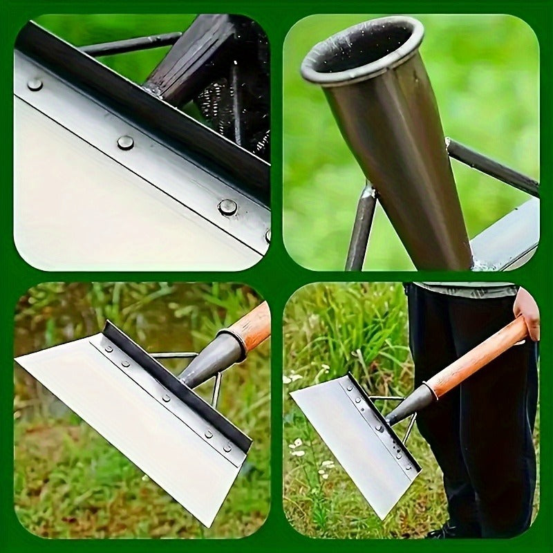 Multifunctional Camping Shovel 8.27" & 10.24" – Portable Handleless Metal Garden Spade for Yard Weeding, Soil Digging, Outdoor Camping