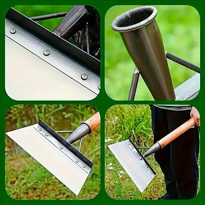 Multifunctional Camping Shovel 8.27" & 10.24" – Portable Handleless Metal Garden Spade for Yard Weeding, Soil Digging, Outdoor Camping