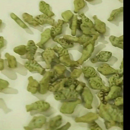 150 g Catnip and Cat-Grass Cookie Treats with Shaped Pieces and Pictured Ingredient Panel Pictured