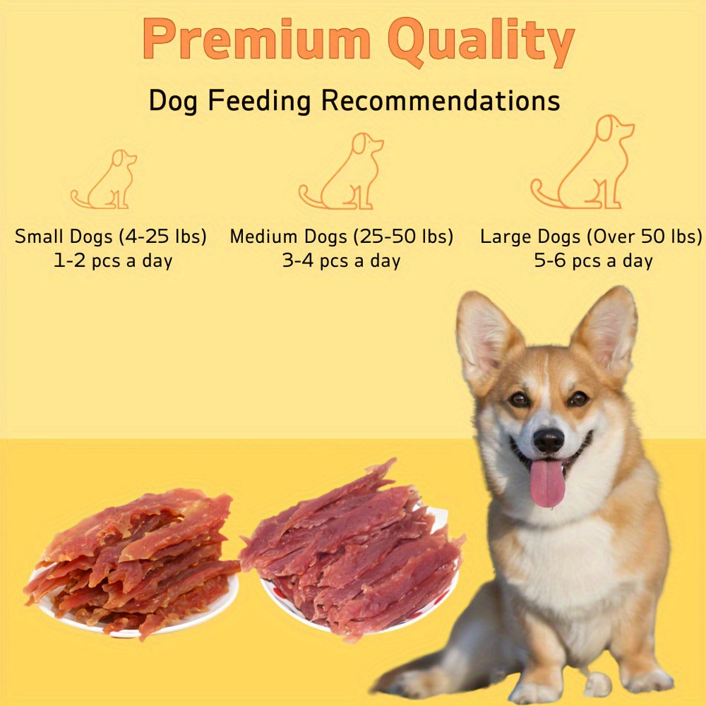 Chicken Jerky Dog Treats Real Pure Chicken Duck High Protein Low Fat Long Lasting Chews Healthy Digestible Training Reward Snack 200g 400g