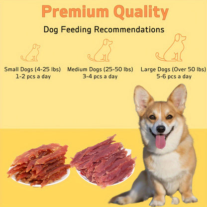 Chicken Jerky Dog Treats Real Pure Chicken Duck High Protein Low Fat Long Lasting Chews Healthy Digestible Training Reward Snack 200g 400g