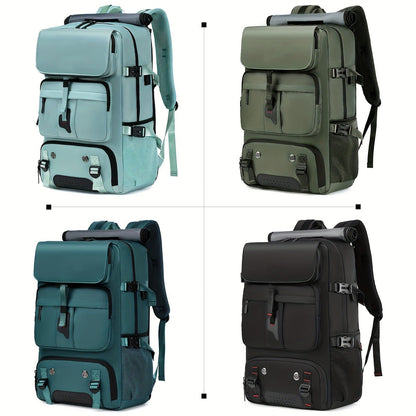 Laptop Backpack with Shoe Compartment, USB Port and Large Travel Storage in Eight Colors for Daily Use