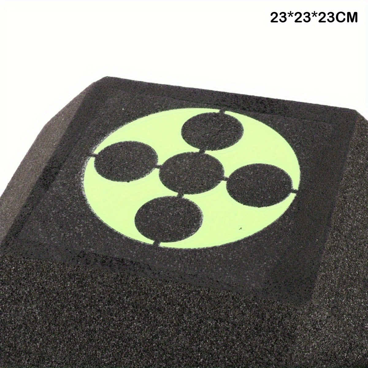 3D Archery Target Cube – Self-Healing Foam Multi-Faceted 23cm Block for Outdoor Backyard Range | Portable High-Density Target for Beginners