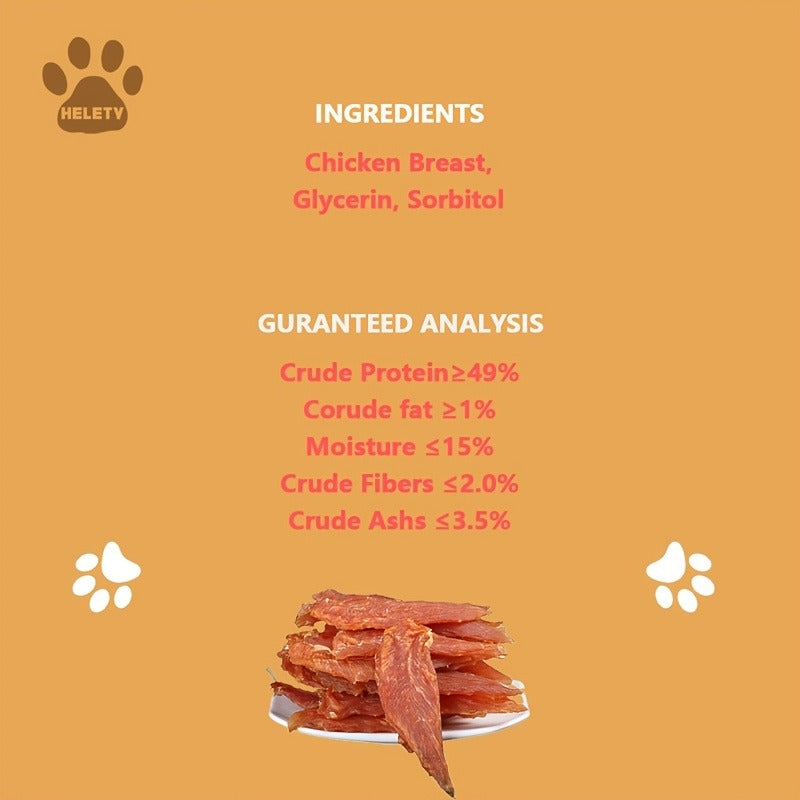 Chicken Jerky Dog Treats – Dried Chicken for Dogs, High Protein Easy to Digest, Long Lasting Training Reward Snacks