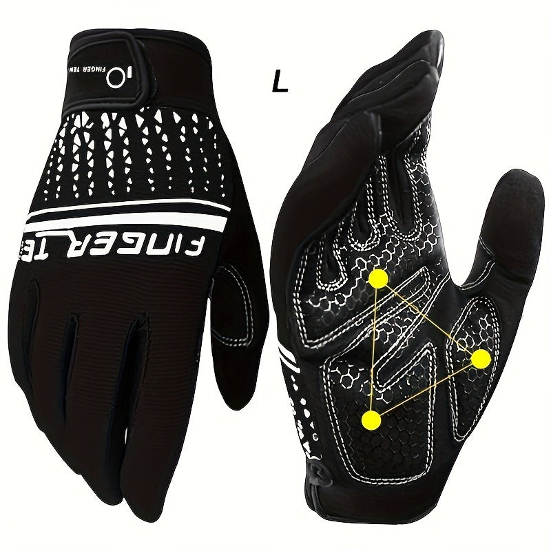 Workout Gloves Full Finger Touchscreen Gel Padded Anti-Slip for Men Women Gym Weight Lifting Cycling Fitness Driving Exercise Training