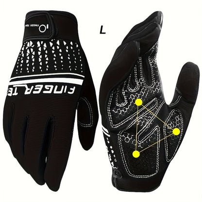 Workout Gloves Full Finger Touchscreen Gel Padded Anti-Slip for Men Women Gym Weight Lifting Cycling Fitness Driving Exercise Training